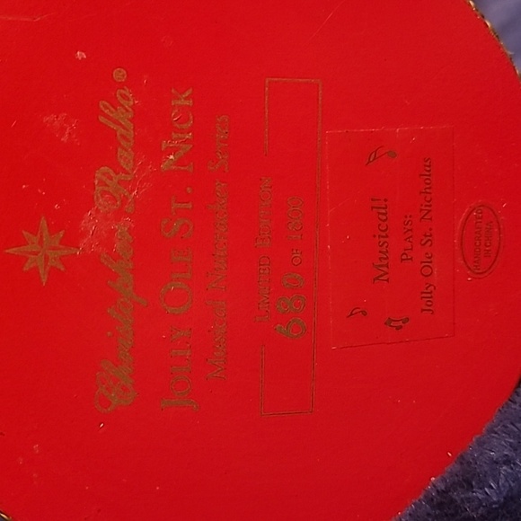 CHRISTOPHER RADKO Nutcracker FOLKLORE FANTASY Music Box. #280 - Picture 7 of 7